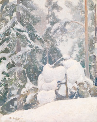 Winterlandschaft von Pekka Halonen